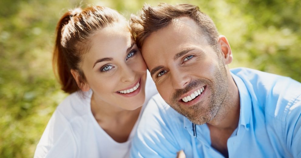 Happy, Smiling Couple with Amazing Teeth